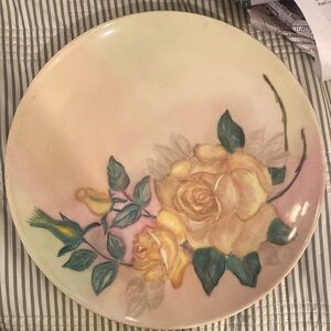 ♥️❤️Vintage hand painted plate